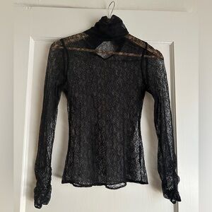 Zara Lace Longsleeve Top